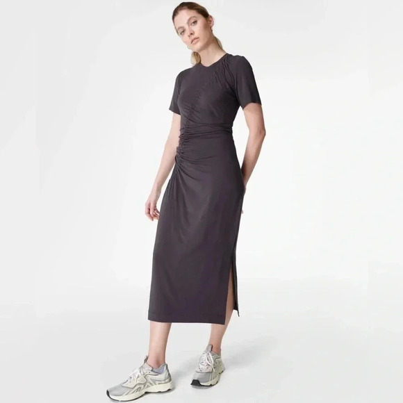 SWEATY BETTY Ambience Midi Dress -2XL - Picture 1 of 10